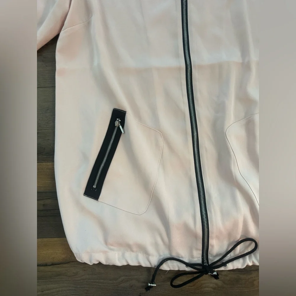 Zenergy by Chico’s Pink Bomber Jacket – Size 2 (M/L) - Picture 3 of 10